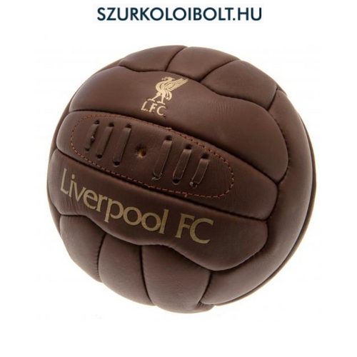 Liverpool retro bőrlabda - eredeti gyűjtői termék!